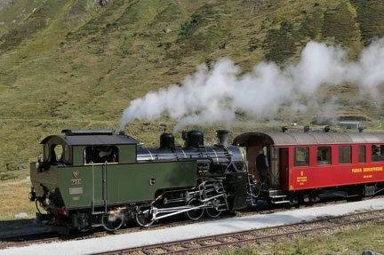 Furka Bergstrecke Dampflokomotive | P1170093